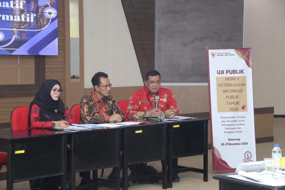 Pemkab Sukoharjo Paparkan "Sukoharjo Informatif Berbasis Desa Informatif" dalam Uji Publik KIP Jateng