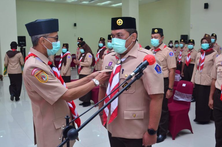 Kwarcab Lantik Majelis Pembimbing Pimpinan, Pamong, Instruktur, dan Pengurus Saka Milenial