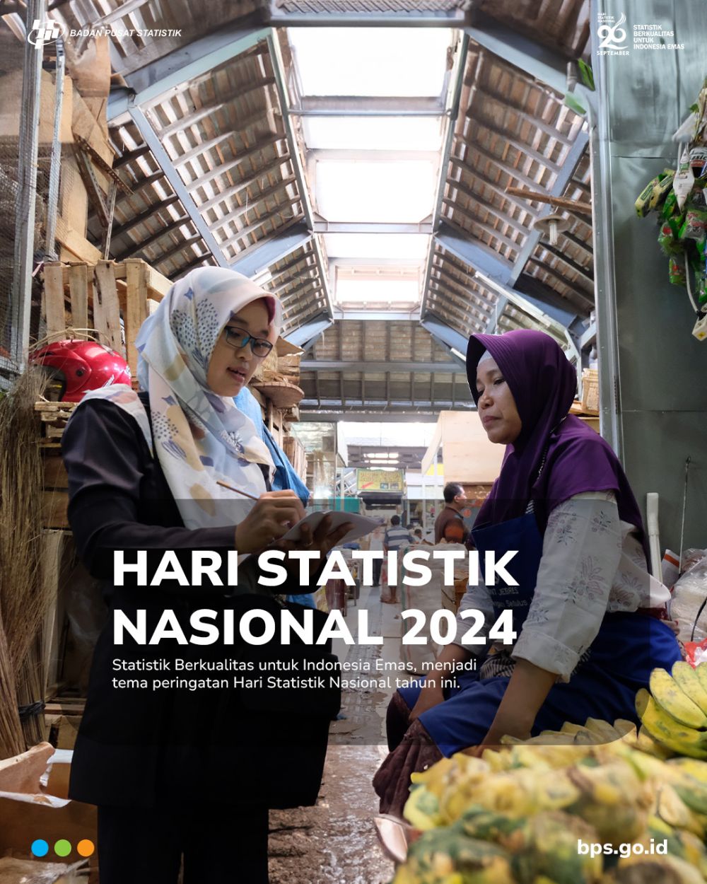 SIARAN PERS, HARI STATISTIK NASIONAL 2024: STATISTIK BERKUALITAS UNTUK INDONESIA EMAS