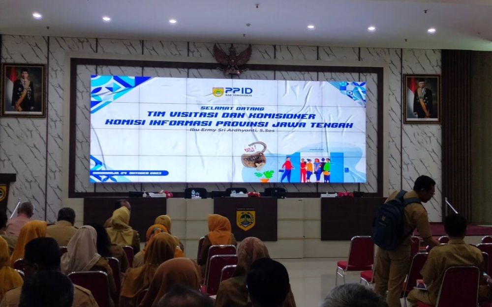 PPID Kabupaten Sukoharjo Sukses Ikuti Visitasi Keterbukaan Informasi Publik Tahun 2023