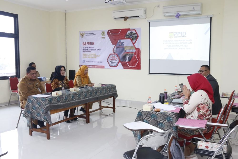 Uji Publik Keterbukaan Informasi Publik Tahun 2023 PPID Kabupaten Sukoharjo