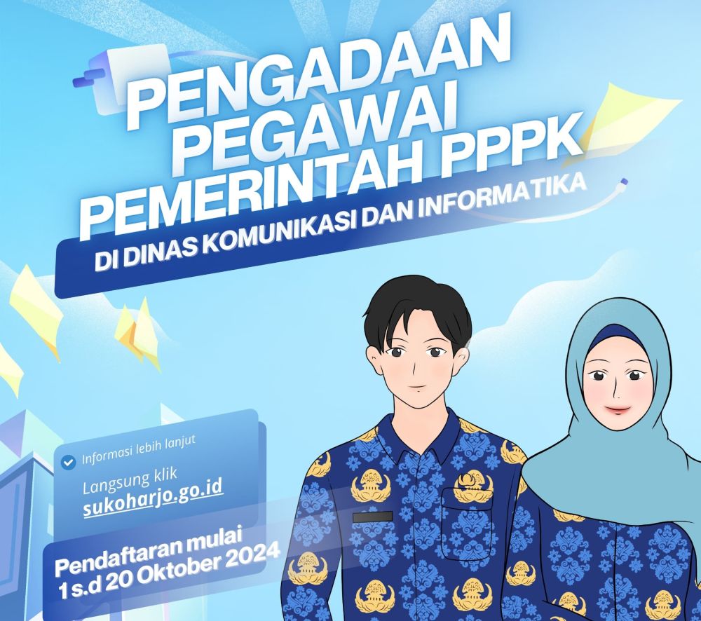 Pengadaan Pegawai Pemerintah dengan Perjanjian Kerja Dinas Kominfo Sukoharjo