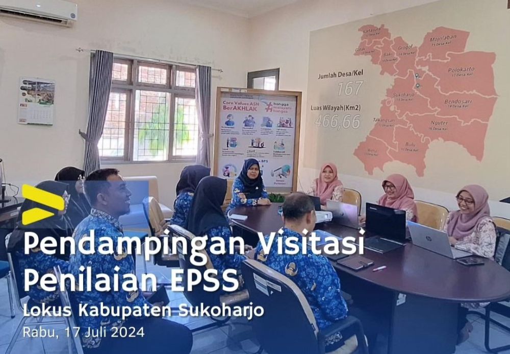 Visitasi Penilaian EPSS oleh TPB di Kabupaten Sukoharjo