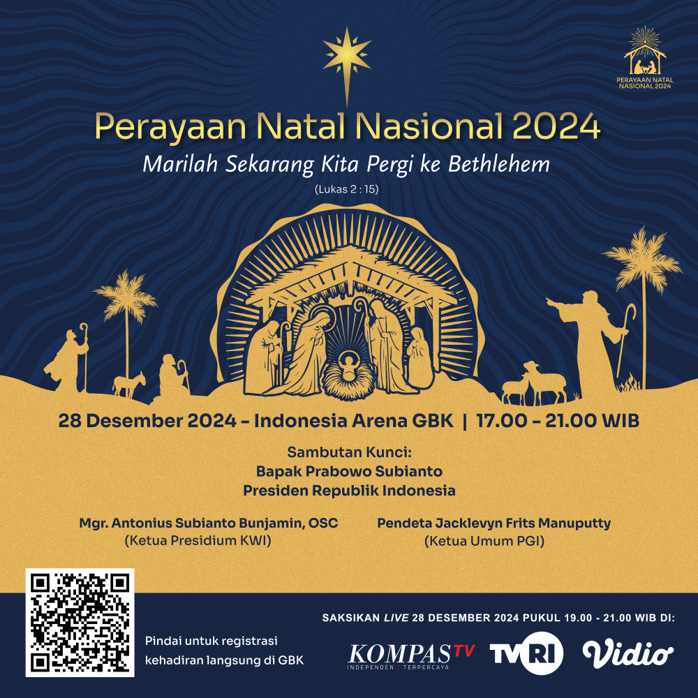 Perayaan Natal Nasional 2024, Berikut Acara dari Pemerintah Pusat
